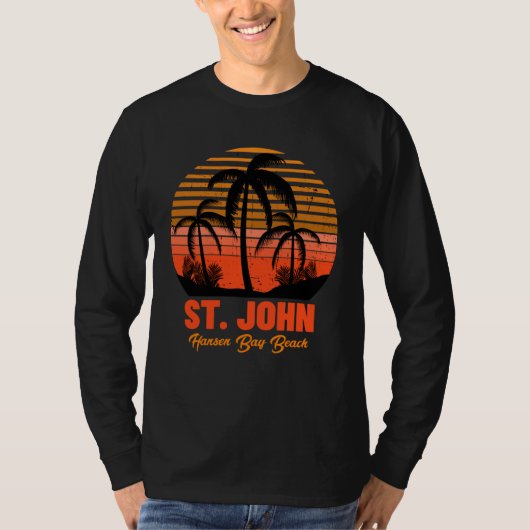 T-shirt Plage de Hansen Bay St John (Devant)
