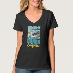 T-shirt Plage de Huntington Beach Californie Vacances Moue