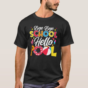 T-shirt Plage de la piscine d'été de l'enseignant