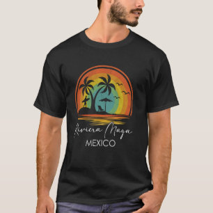 T-shirt Plage de la Riviera Maya au Mexique Vacances d'été