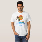 T-shirt Plage de l'Hawaii Aloha Palm Tree (Devant entier)