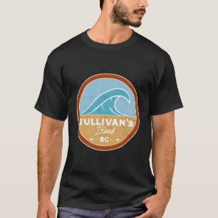 T-shirt Plage De L'Île De Sullivan Carolina Sud Plage Sc L
