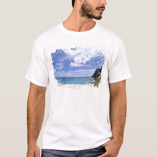 T-shirt Plage de Makapuu dans Oahu, Hawaï (Devant)