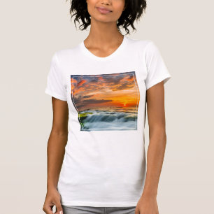 T-shirt Plage de Manyar au lever de soleil
