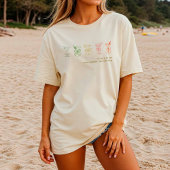 T-shirt Plage de Martini Bachelorette Couverture ou sommei