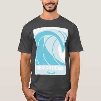 T-shirt Plage de Mexico Floride Océan Atlantique FL Crashi