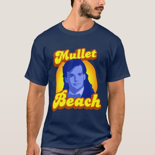T-shirt Plage de Mullet la plus sauvage (Devant)