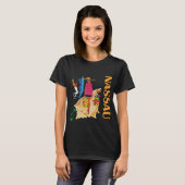 T-shirt Plage de Nassau Bahamas Palmier Coucher de soleil (Devant entier)