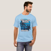 T-shirt Plage de Navarre Floride (Devant entier)
