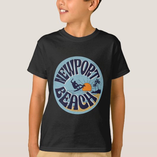 T-shirt Plage de Newport _4 (Devant)