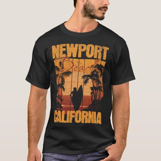 T-shirt Plage de Newport _8 (Devant)