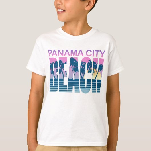 T-shirt Plage de Panama City (Devant)