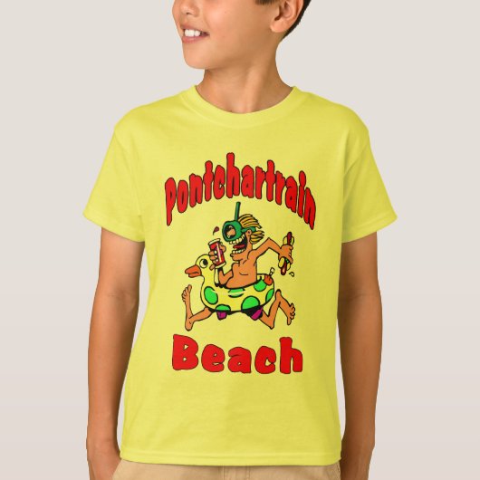 T-shirt Plage de Pontchartrain (Devant)