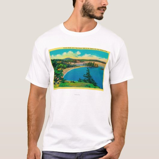 T-shirt Plage de Rosario dans des îles de San Juan, (Devant)