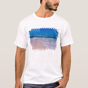 T-shirt Plage de sable rose à Conch Bay, Cat Island,