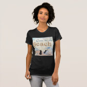 T-shirt Plage de Scottie (Devant entier)