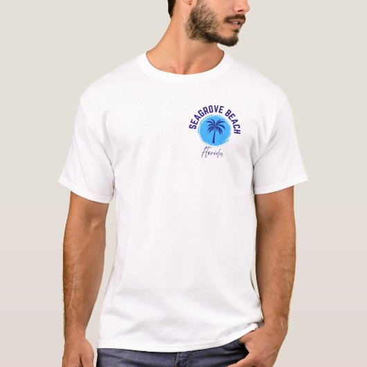 T-Shirt Plage de Seagrove Floride (Devant)