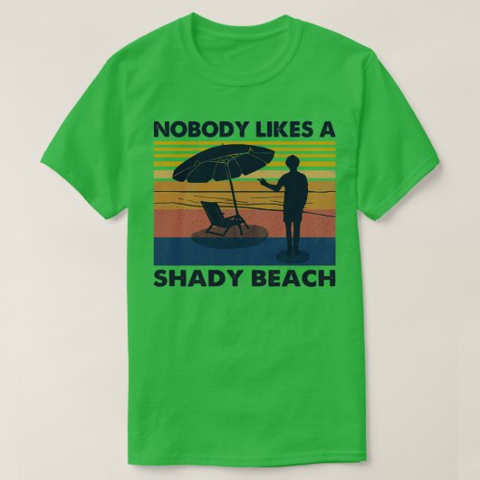 T-shirt Plage de Shady (Design devant)
