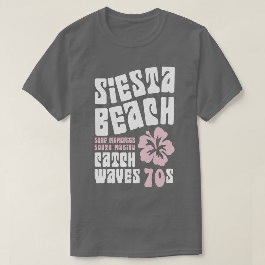 T-shirt Plage de Siesta (Design devant)