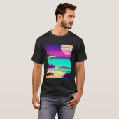 T-shirt Plage de Siesta Key Floride Paradis (Devant entier)
