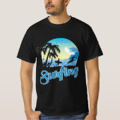 T-shirt Plage de surf (Devant)