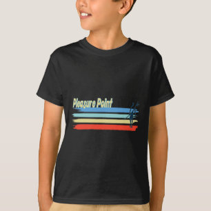 T-shirt Plage de surf de Pleasure Point, Guy de surf pour