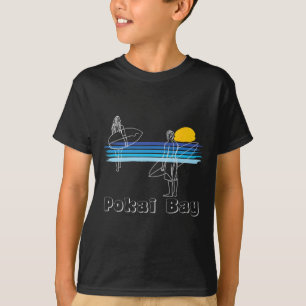 T-shirt Plage de surf de Pokai Y Surfeur Fille