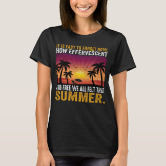 T-shirt Plage de surf vintage Retro Surfing Vacances été