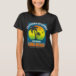 T-shirt Plage de surf vintage Retro Surfing Vacances été