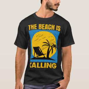 T-shirt Plage de surf vintage Retro Surfing Vacances été