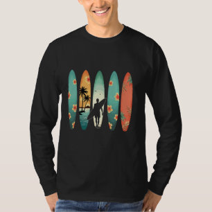 T-shirt Plage de surfeur Surfing Hawaïen Surfeur drôle de