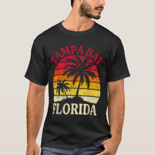 T-shirt Plage de Tampa Bay Floride Été Tropical Palmier