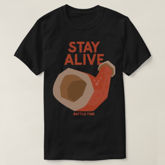 T-shirt Plage de temps de bataille (Design devant)