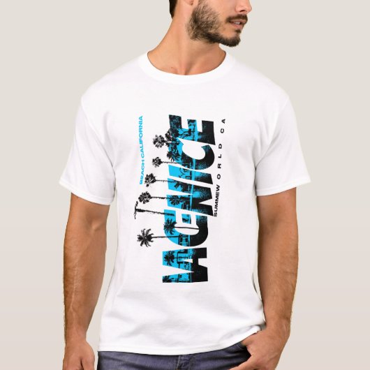 T-shirt plage de Venice California | Style de Surf (Devant)