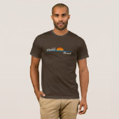 T-shirt Plage de Waikiki (Devant entier)