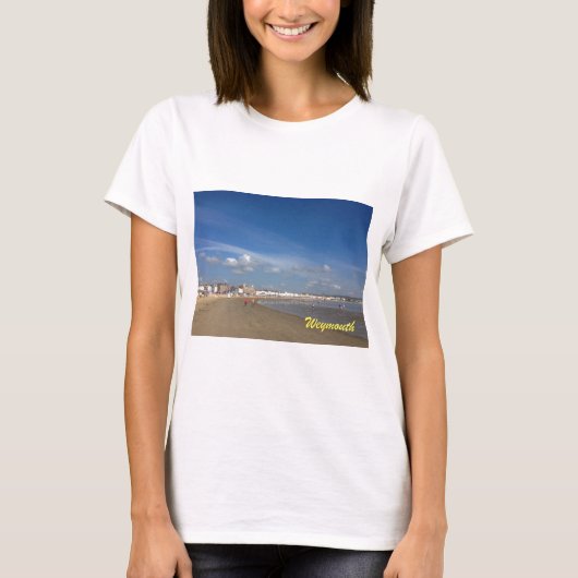 T-shirt Plage de Weymouth (Devant)