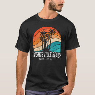 T-shirt Plage de Wrightsville North Carolina Plage de Palm