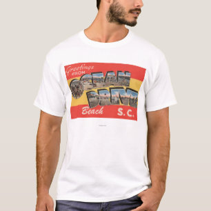 T-shirt Plage d'entraînement de la Caroline du Sud - océ