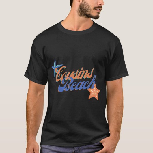 T-shirt plage des Cousins (Devant)