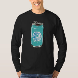 T-shirt Plage d'État de Leucadia Californie Ca Canette de
