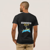 T-shirt Plage d'été (Dos entier)