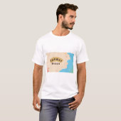 T-shirt Plage d'été (Devant entier)