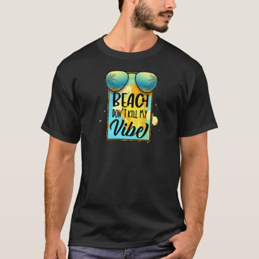 T-shirt Plage d'été de Hallo (Devant)