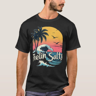 T-shirt Plage d'été Vacances en sentant salé