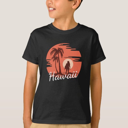 T-shirt Plage d'Hawaii (Devant)