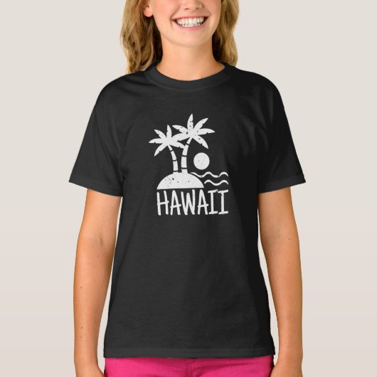 T-shirt Plage d'Hawaii (Devant)