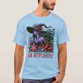 T-shirt Plage d'Octopus Siren Witchery de mer (Devant)