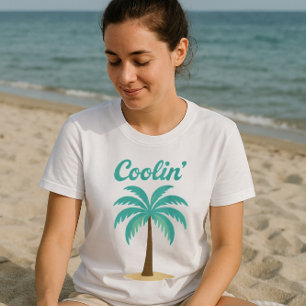 T-shirt Plage estivale Vibes Palmier