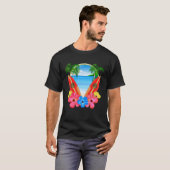T-shirt Plage Et Surf De Surf Classique (Devant entier)