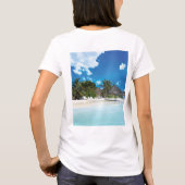 T-shirt Plage exotique (Dos)